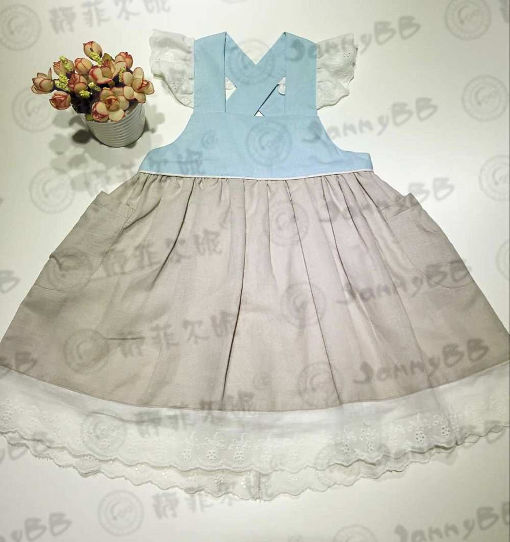 女の子の子供の夏のノースリーブコットンドレスストラップドレス仕入れ・メーカー・工場