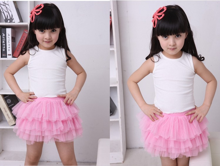 卸売2014年新しい子供服女の子のスカートの少女チュチュスカートウエストバストベール送料無料