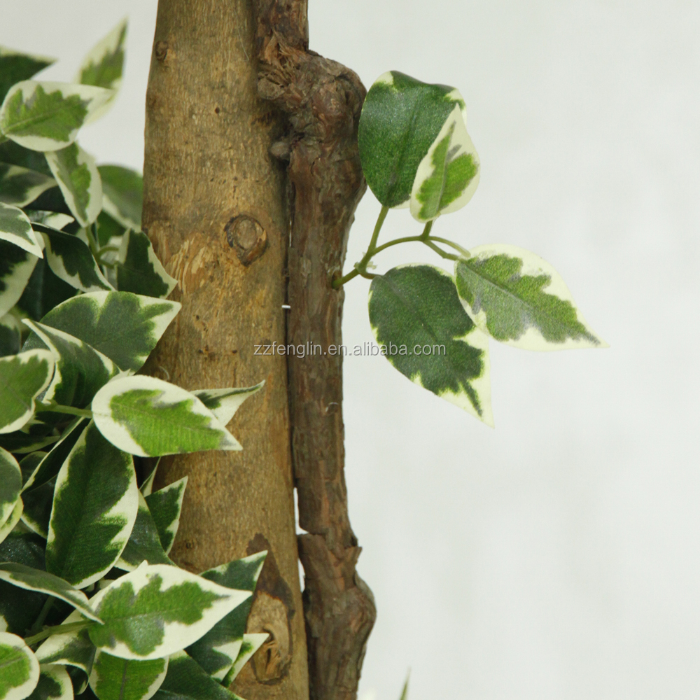 Di alta qualità palla arte topiaria albero di ficus di seta ... Ufficio casa decorazione a