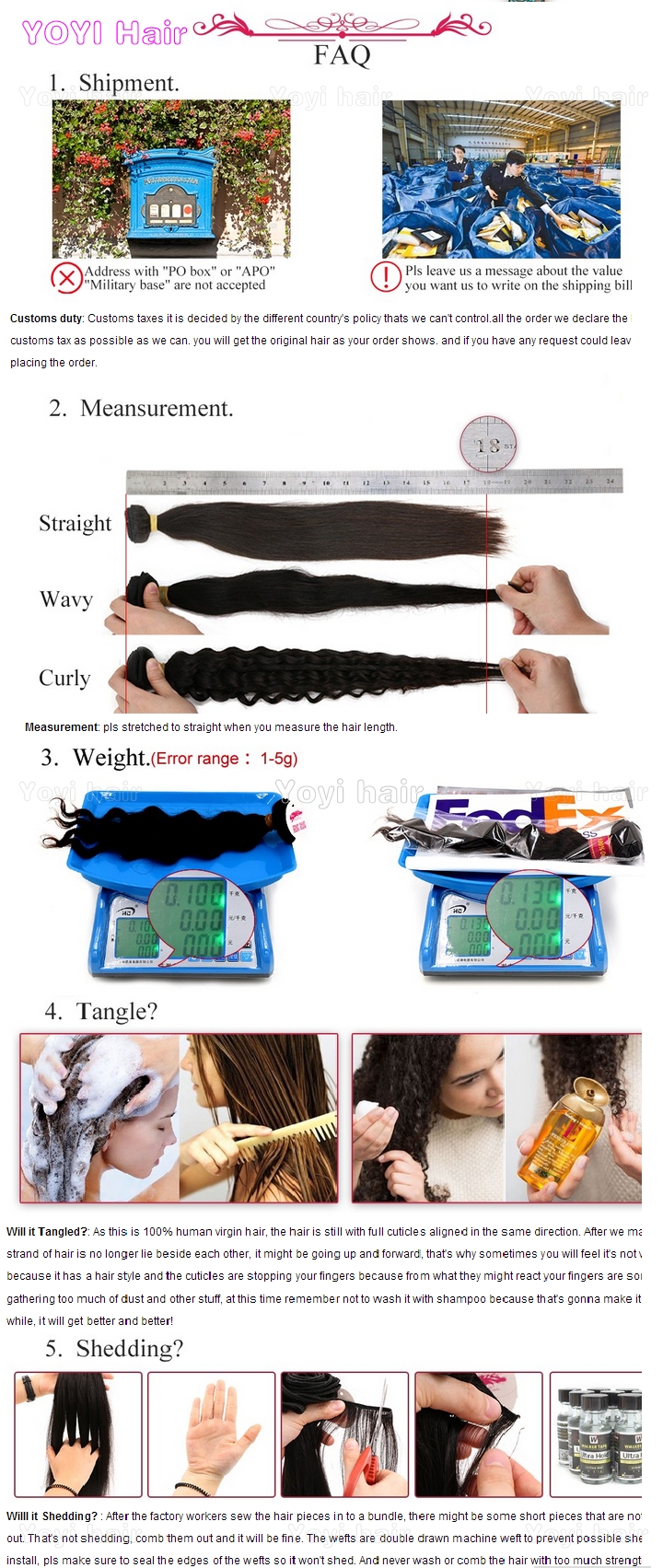 Ponytail Hair Extension Type