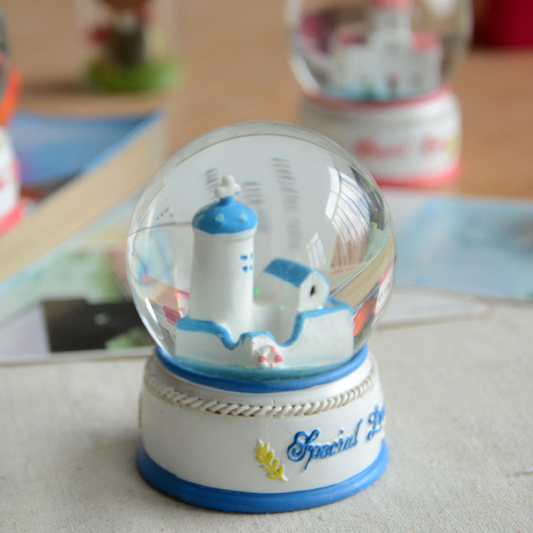 食料品のミニハウス雑貨雪片の装飾品、 ハウジング水晶玉、 d0827水晶玉問屋・仕入れ・卸・卸売り