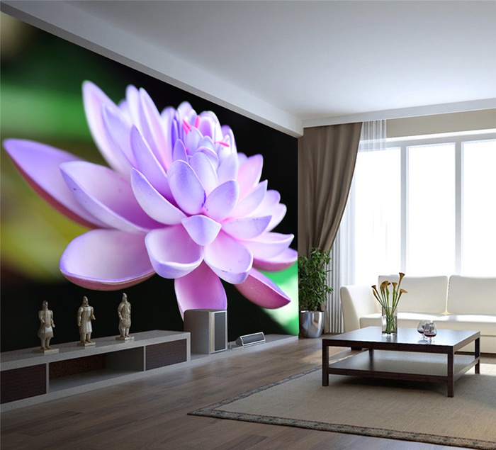 Goedkoopste prijs aanpasbare woonkamer decoratieve lotusbloem ...