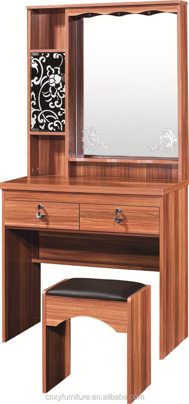 安い化粧ドレッサー家具モデルシンプルなデザインミラー木材mdfインドドレッシングテーブルで引き出し仕入れ・メーカー・工場