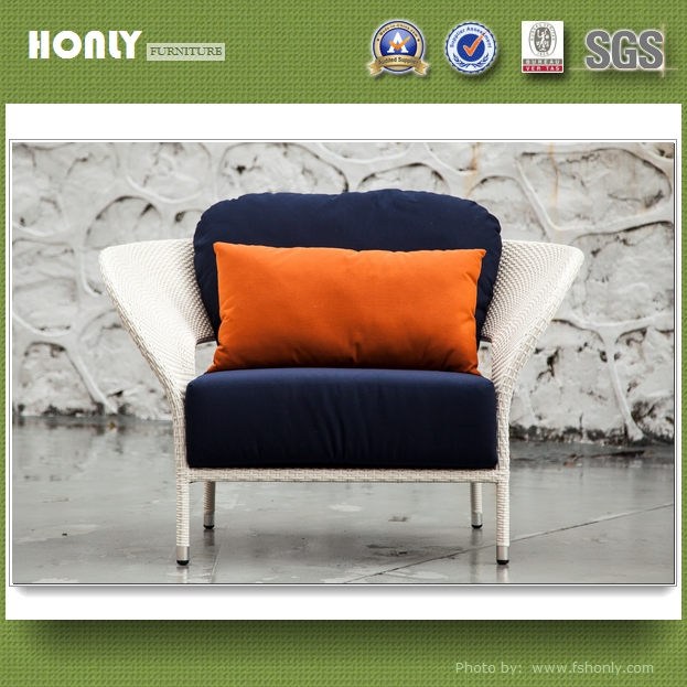 Modern dining arm chair white rattan arm chair patio restaurant
