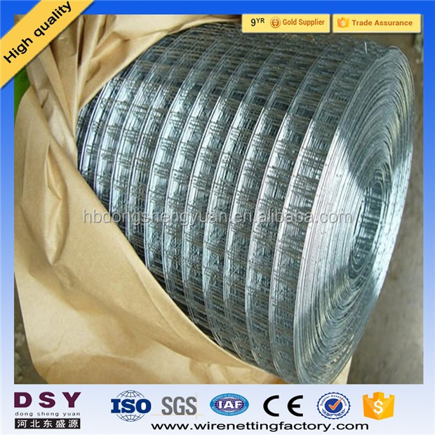 1/2inch Welded Wire Mesh Fence/2x2 Galvanized Welded Wire Mesh/welded