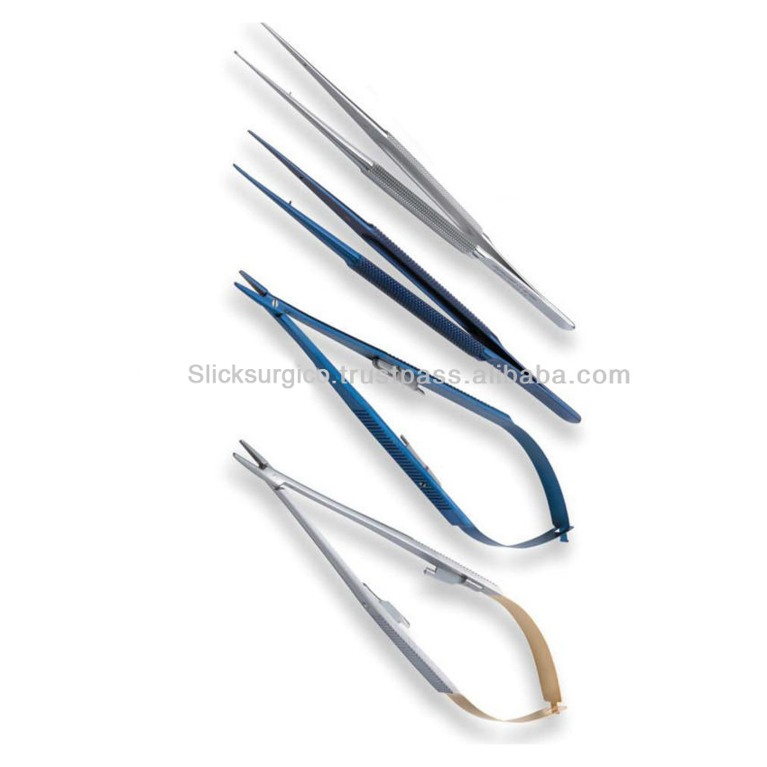 針を保持halseytcリングハンドルニードルホルダー、 ドイツのステンレス鋼針ホルダー、 高品質血管外科用器具仕入れ・メーカー・工場