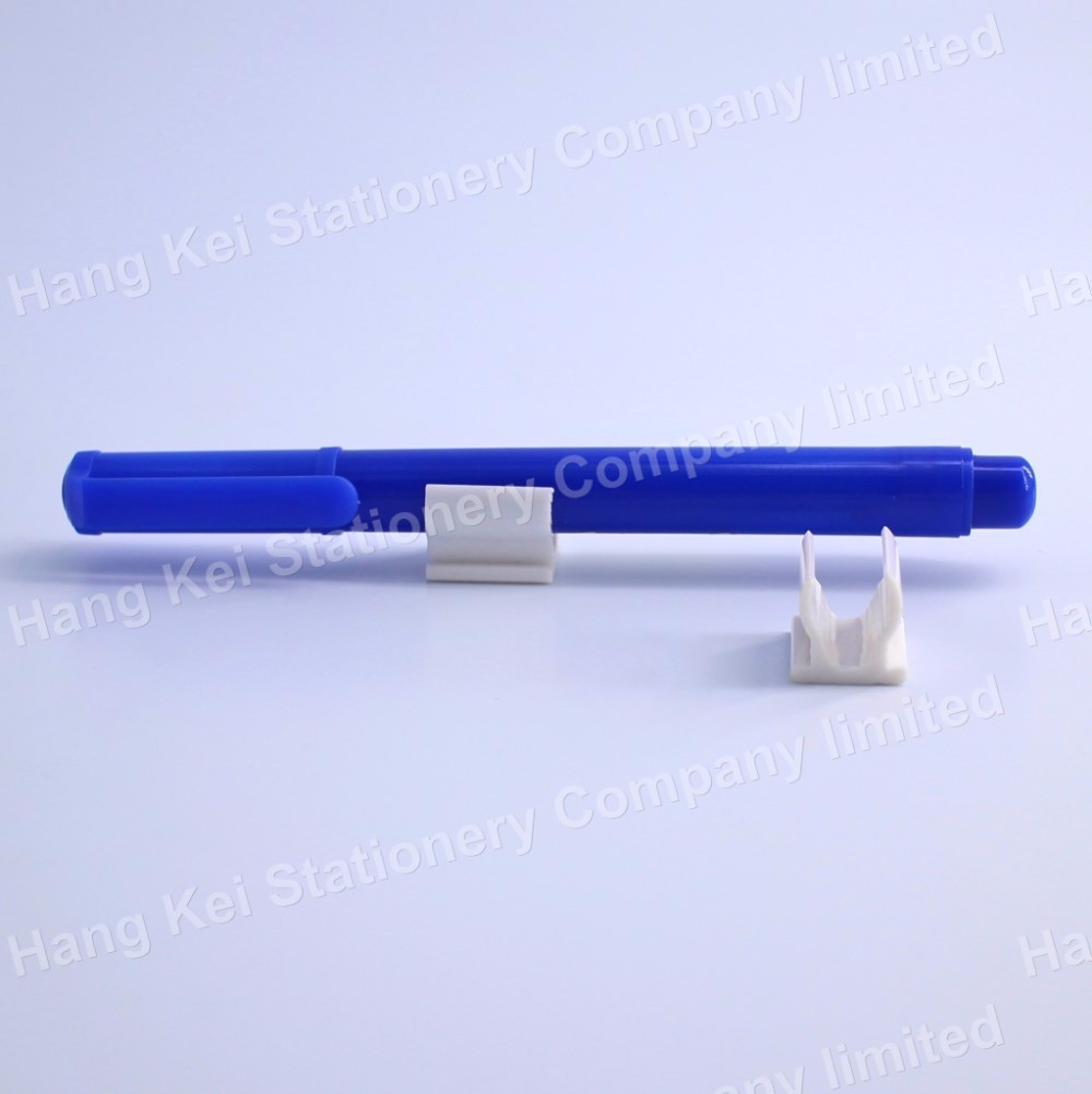 Promotion cheap plastic adhesive pen holder clip