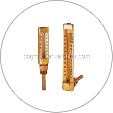 6.5inch Straight Or Angle Type Red Liquid Thermometer - Buy 6.5