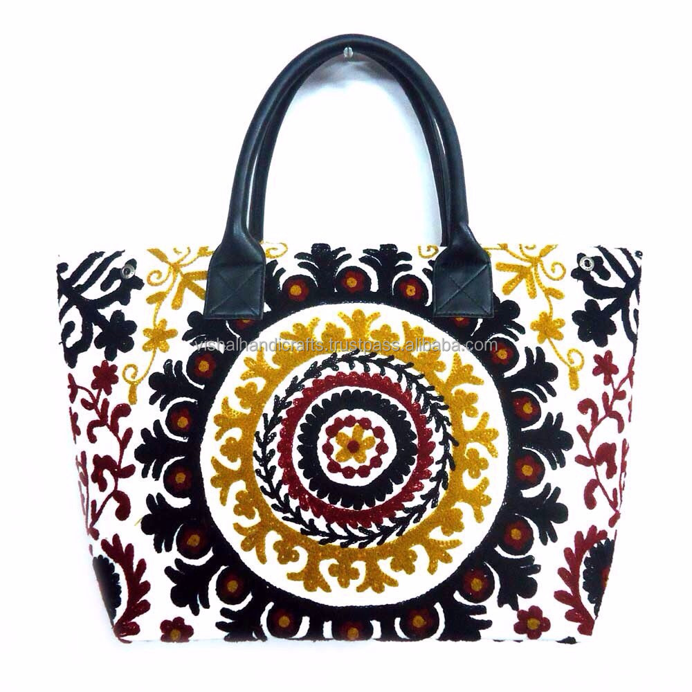Unique color design indian Tote Bags  Fashion Suzani Bags Women ...