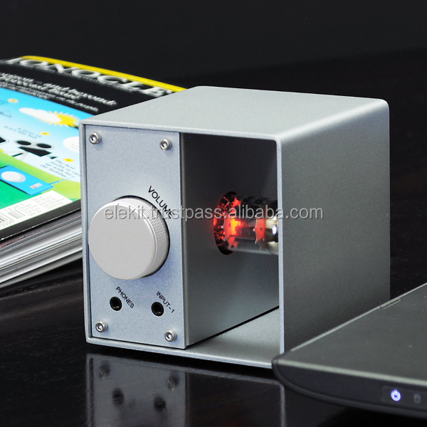 コンパクトで簡単に組み立てることができusb-dac建て- ハイブリッド真空管アンプキット、 ヘッドフォン出力付き日本製問屋・仕入れ・卸・卸売り