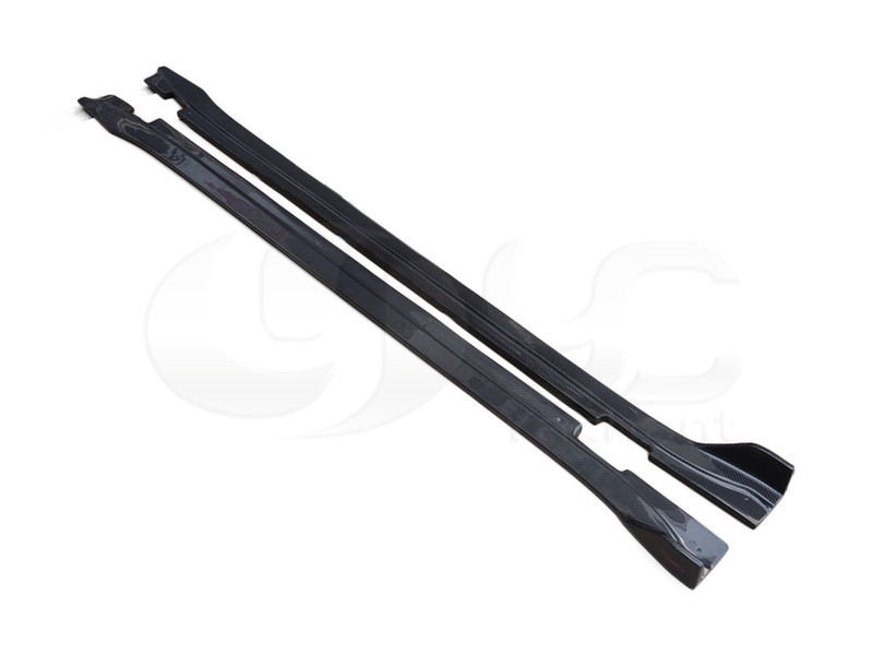 2014-2016 Porsche Panamera 971 YC Design Style Side Skirt Extension Underboard CF (2).JPG