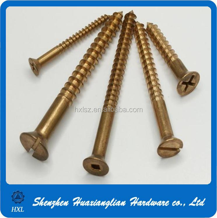 Factory Supply Cheap Wood M3 Copper Screw Good Of Copper Wood Screw