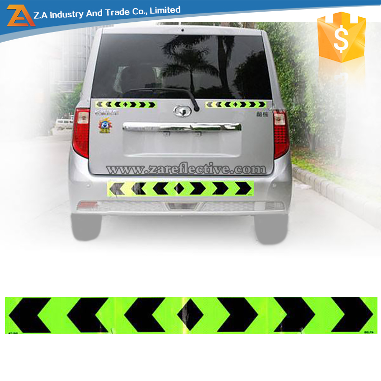 10 pcs x Arrow Reflective Sticker Car Bumper Safety Reflective