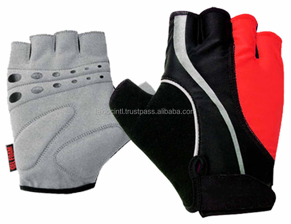 フリース汗を拭くパネルサイクリング手袋/高品質サイクリング手袋仕入れ・メーカー・工場