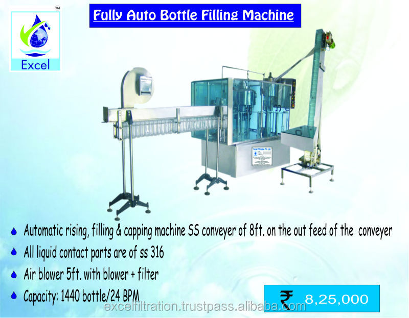 Fully bottle filling machine