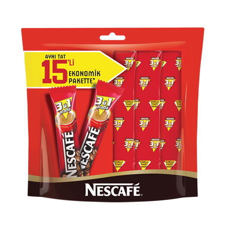 NESCAFE 3 in 1 NUTS FLAVOR 17 GR