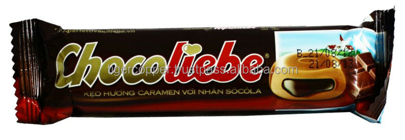 CHOCOLIEBE ROLL CANDY WITH CHOCOLATE CENTRE BOX 512G/CHOCOLIEBE CANDY