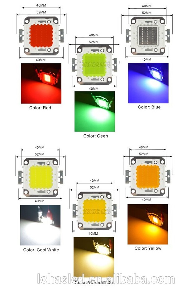 高ルーメン110lm/w 100ワットledチップ範囲380-840nm新しいcobテック用屋内植物成長と開花仕入れ・メーカー・工場