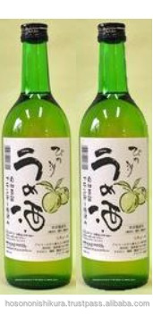 Various types of plum wines from Japanese private label drink company