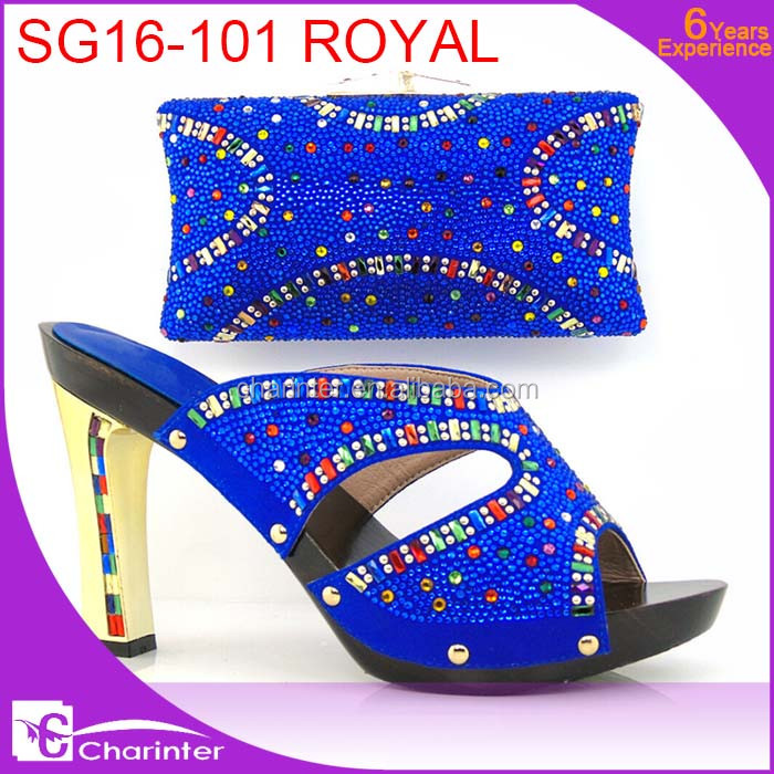 女性の靴/ レディース靴と マッチング バッグ/イタリア靴と バッグ セット SG16-101黄色仕入れ・メーカー・工場
