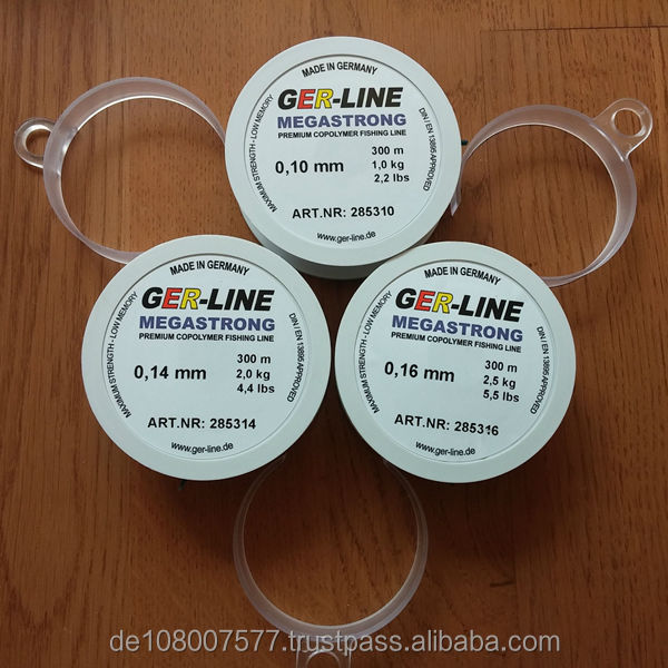 スポーツフィッシングライン、 ナイロン釣り糸megastrong300m0.08-0.60mmドイツで作られた問屋・仕入れ・卸・卸売り