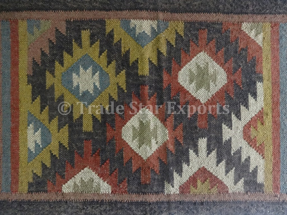 Indian Handmade Jute Kilim Rug Carpet - Trade Star Exports