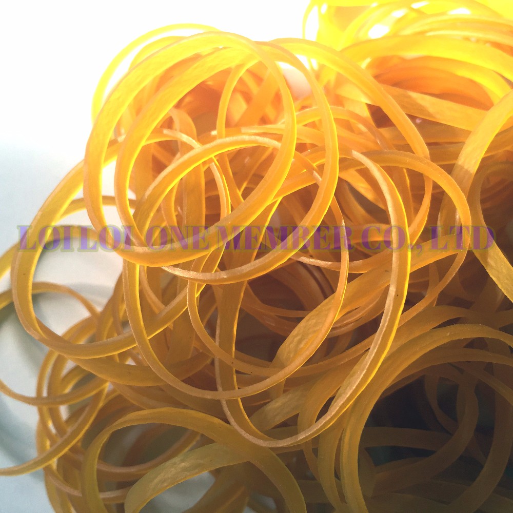 40*3mm Clear Color Strong Industrial Rubber Band Strong Extra Rubber