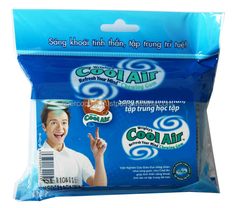 COOL AIR HONEY-LEMON CHEWING BAG 131.4G/WRIGLEYS CHEWING GUM