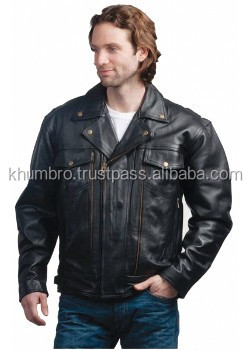 高品質100%純粋な geniune革男性の ファッション ジャケット仕入れ・メーカー・工場