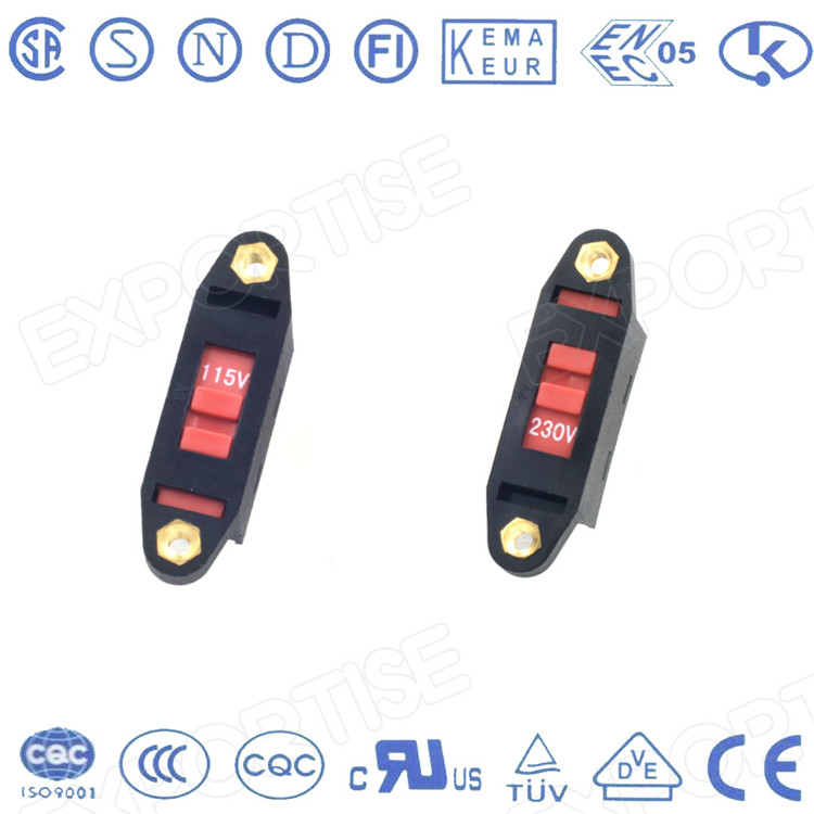 電圧変換2p1t115v-230vスイッチスライドスイッチ45度の傾き3ピンの電源プラグ仕入れ・メーカー・工場