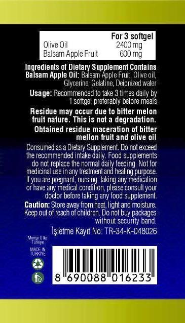 Bitter Melon Softgel Ingredients
