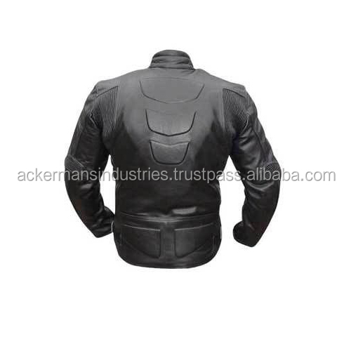 黒い革のジャケットのバイクバイクレーシングバイカーの摩耗問屋・仕入れ・卸・卸売り
