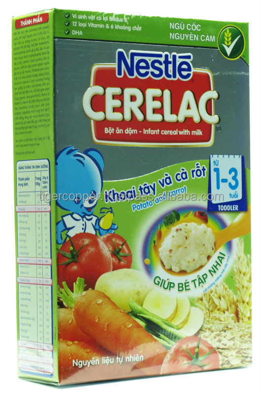 NESTLE CERELAC NUTRITIOUS RICE WITH MILK INFANT CEREAL WITH MILK BOX 200G