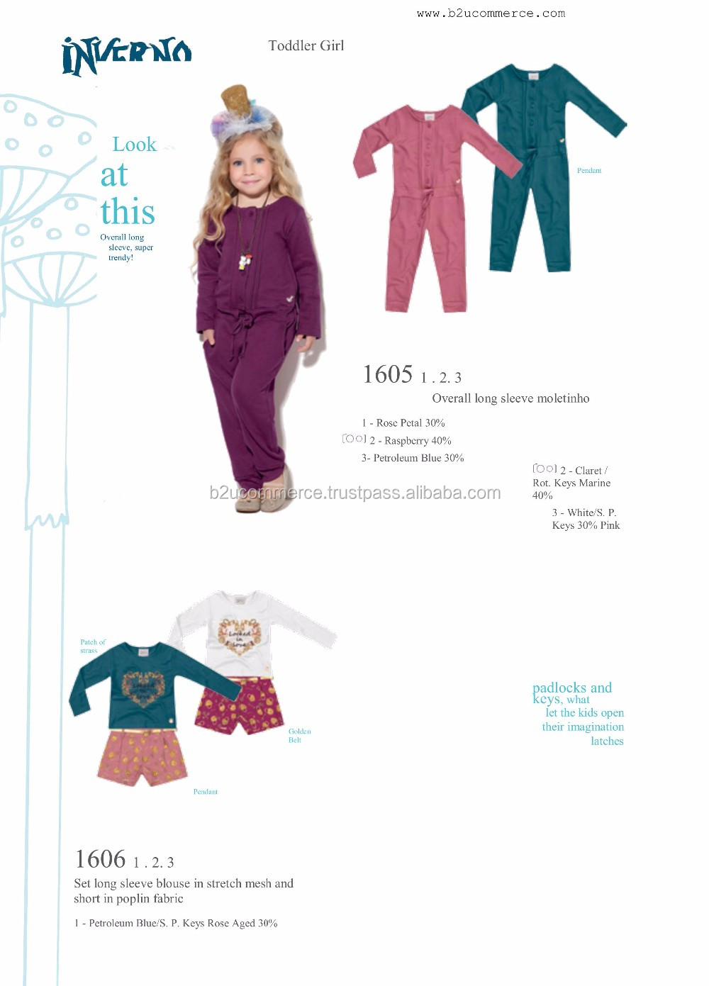 新しい幼児の女の子の子供の衣類のコレクションfakini2016日常ファッション冬のホット仕入れ・メーカー・工場