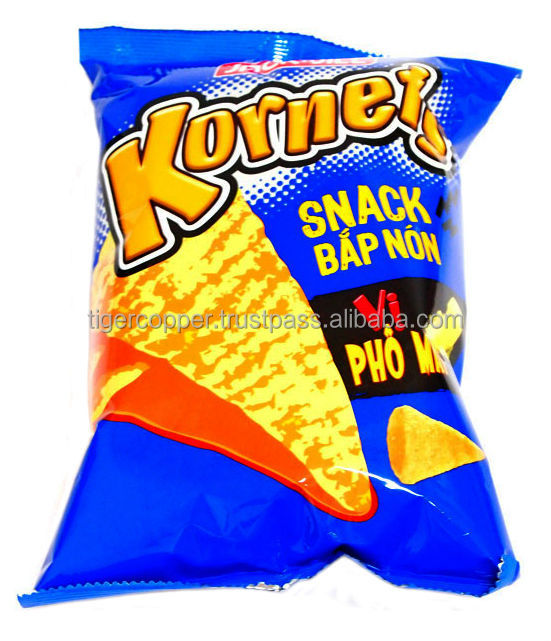 KORNTES CORN SNACK BARBECUE FLAVOR PACK 38G products,Vietnam KORNTES