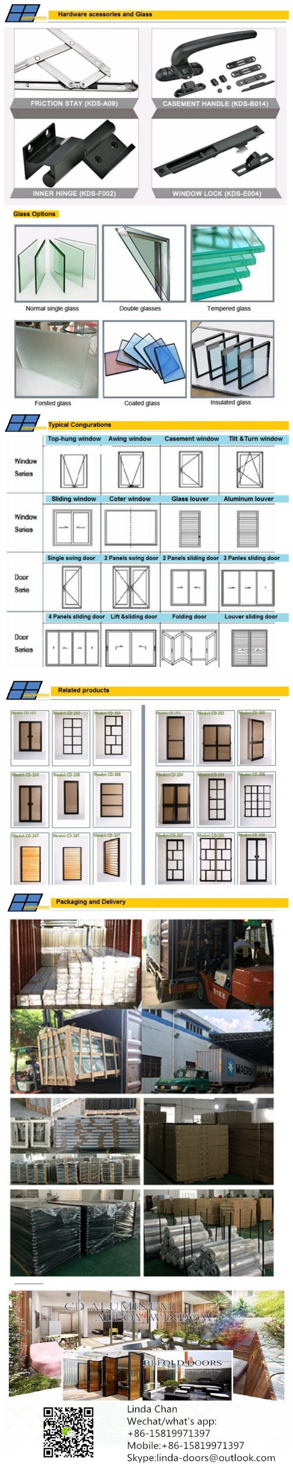 2016 nieuwe model getralied glas ontwerp beveiliging deuren ...