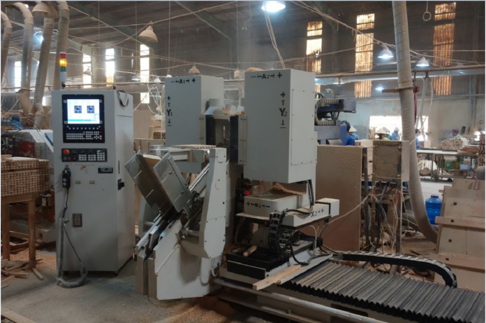 cnc5軸ダブルエンドtenoner木工機械仕入れ・メーカー・工場