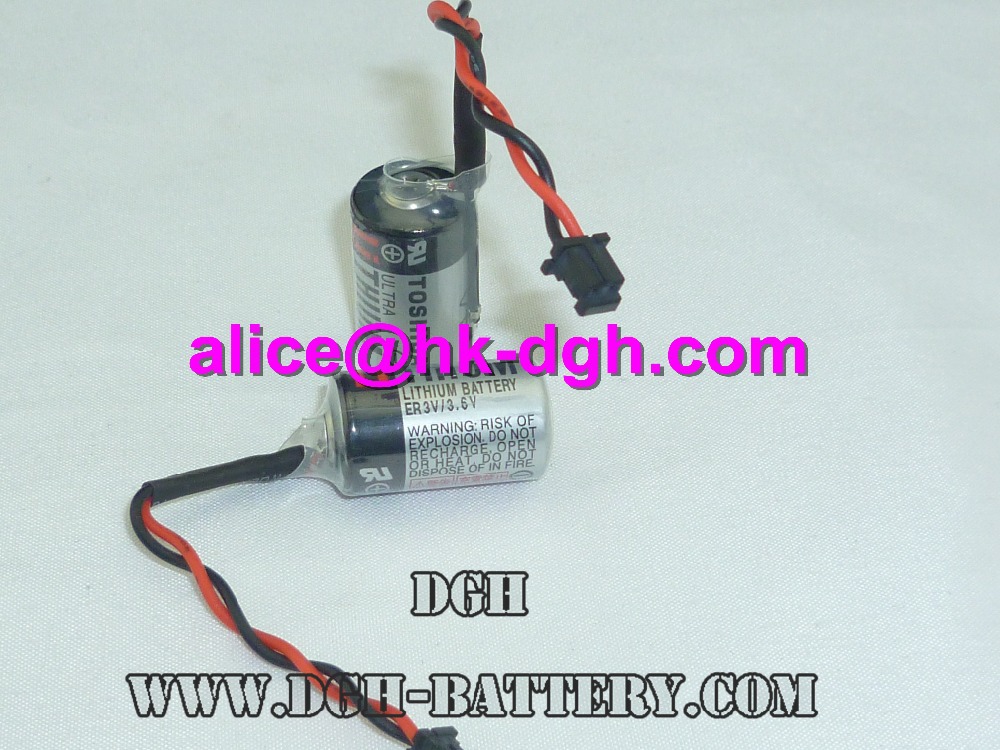 乾電池er3v 3.6ボルトplcリチウム電池用JZSP-BA01 withi黒プラグ仕入れ・メーカー・工場