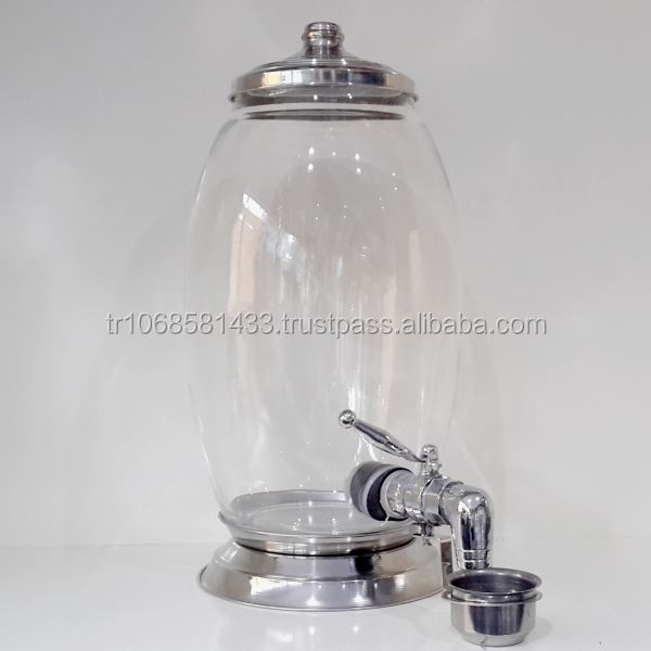 Glass Jar With Faucet,Glass Honey Dispenser With Tap,Honey With Faucet,Glass Jars For Honey