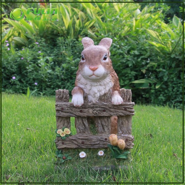 resin rabbit garden ornaments