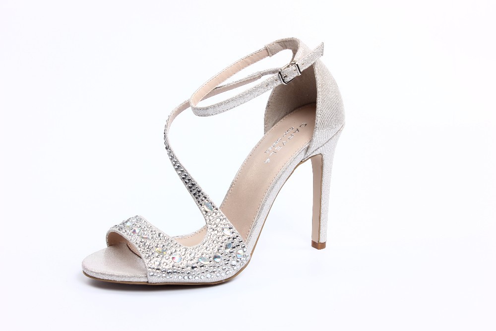 2015 new designs new moudel fancy crytal latest summer sex high heel sandals for women
