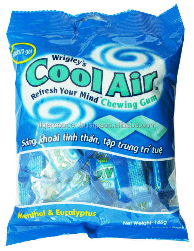 COOL AIR HONEY-LEMON CHEWING BAG 131.4G/WRIGLEYS CHEWING GUM