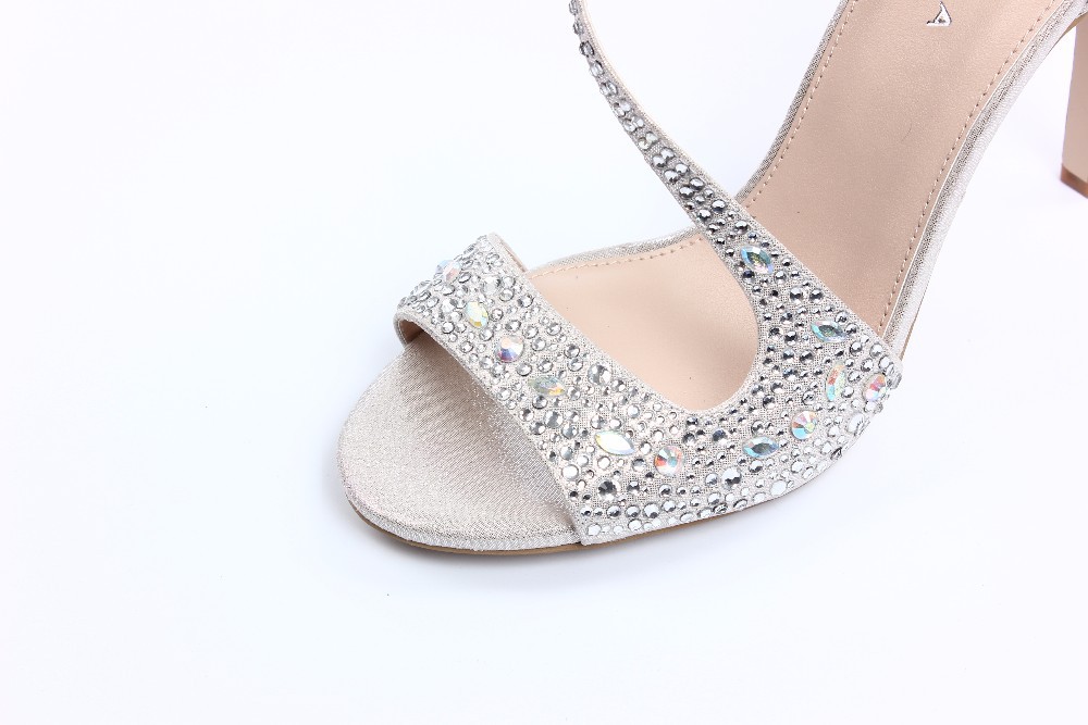 2015 new designs new moudel fancy crytal latest summer sex high heel sandals for women