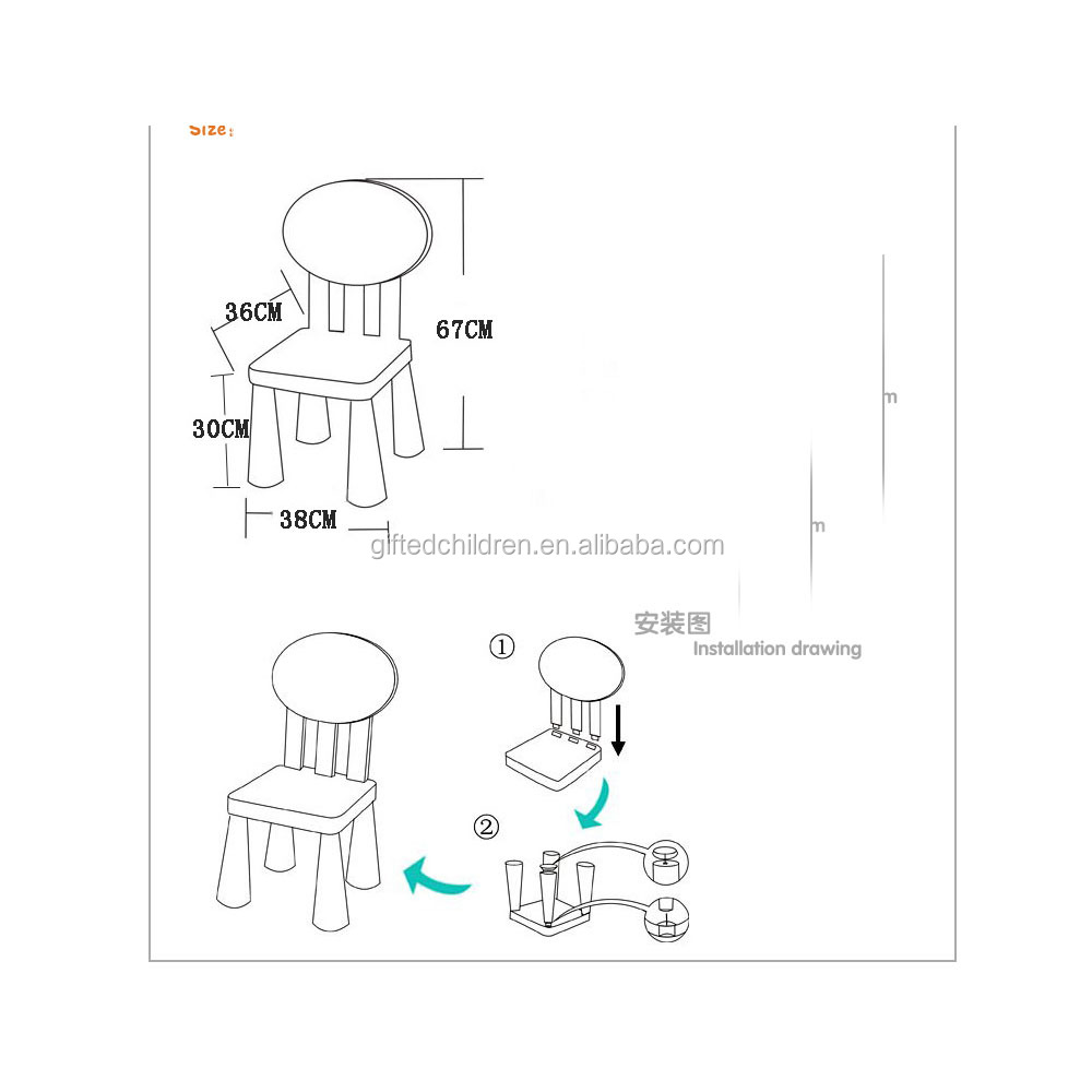 蛍光ペン子供たちの子供たちプラスチック製のテーブルと椅子がクレヨンデザイン屋内屋外子供の家具のセット仕入れ・メーカー・工場