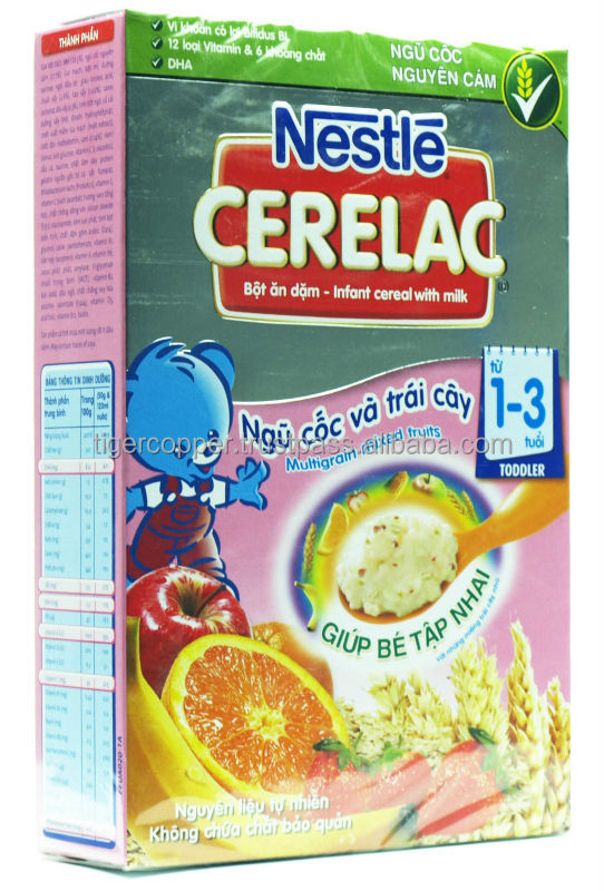 NESTLE CERELAC YOGURT MIXED ORANGE AND MANGO INFANT CEREAL WITH MILK BOX 200G