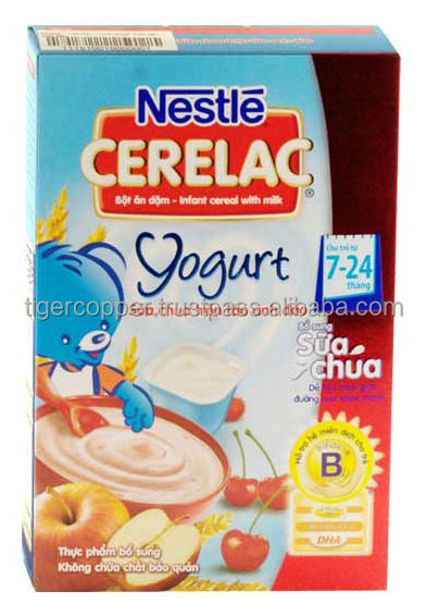 NESTLE CERELAC YOGURT MIXED ORANGE AND MANGO INFANT CEREAL WITH MILK BOX 200G