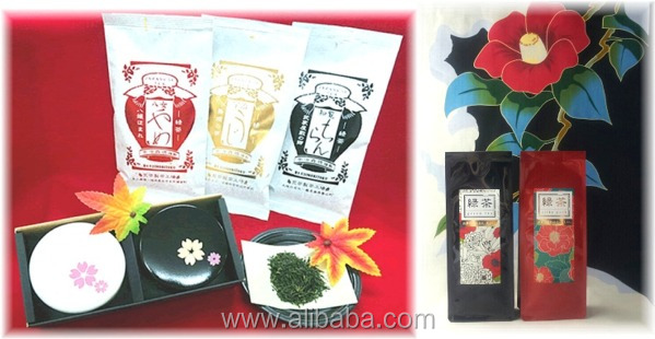 Hojicha roasted tea powder by Japanese brand names tea company