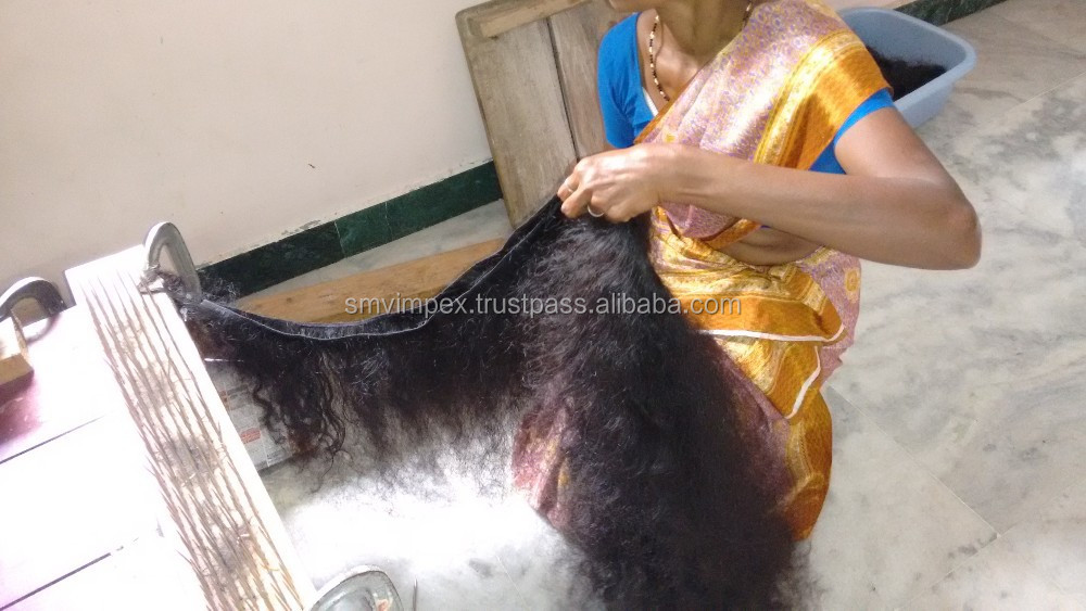 最高品質の卸売髪! インドの人間の毛髪延長、 品質の毛延長100％バージンインドの毛、 髪織り 問屋・仕入れ・卸・卸売り