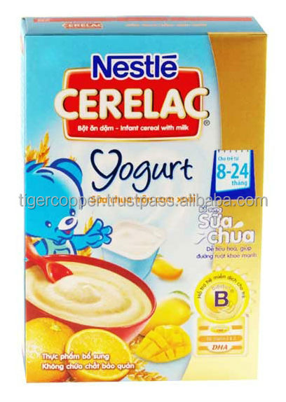 NESTLE CERELAC VEGETABLE AND PUMPKIN INFANT CEREAL WITH MILK BOX 200G Packing: 24 boxes * carton