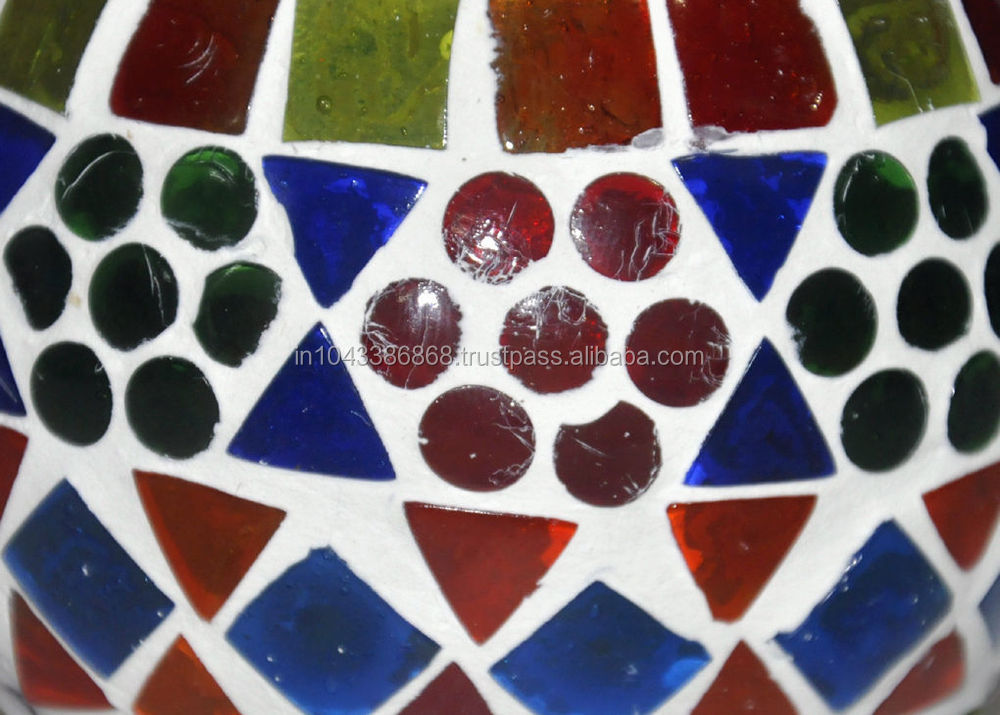 伝統的なインドの民族ホーム装飾キャンドルガラスのランプ、 卸売業者の装飾的なガラスのキャンドルランプ問屋・仕入れ・卸・卸売り